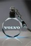 Led Keychain 2D Detonated Crystal Led Illuminated Keychain with Volvo Logo, Car Keychain - 3