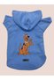 Hooded Fleece Sweatshirt Dog And Cat Outfit & Dress - Blue Scooby Doo - Size L
