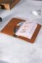 Pu Leather Tan Passport Cover - Passport Travel Wallet - Passport Protector - Notebook Cover - 2