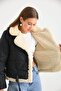 Women's Fur-Detail Coat - 4