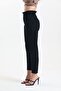 Black High Waist Elastic Waist Mom Jean Jeans - 3