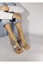 Nude Transparent Slippers with Buckle Detail - 4