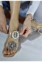 Nude Transparent Slippers with Buckle Detail - 5