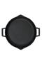 Cast Iron Frying Pan with Black Wooden Spoon Gift 30 cm - 2