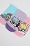 Girl's Looney Tunes Licensed 3-Piece Booties Socks - 2
