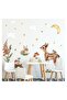 Wall Sticker Set Animals And Gazelle Forest Themed - 2