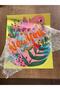 26x20 Cm Happy Birthday Tulle Applique Emblem Patch - 2