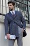 Slim Cut Special Design Metal Buttoned Wool Double Breasted Coat