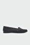 F02 Black Skin Women's Ballerinas - 6