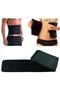 Women Men Black Neoprene Waist Corset Thermal Sauna Belt Athlete Belt - 2