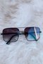 Reynmen Model Black Gradient Lens, Black Metal Frame, Uv400 Protected Pilot Sunglasses. - 3