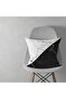 Marble Pattern, Marble Patterned Throw Pillow, Black Throw Pillow, White Throw Pillow, Black White Throw Pillow, 43x43cm - 2