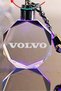 Led Keychain 2D Detonated Crystal Led Illuminated Keychain with Volvo Logo, Car Keychain - 2
