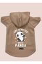 Hooded Fleece Sweatshirt Dog And Cat Outfit & Dress - Powder Panda - Size M
