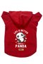 Hooded Fleece Sweatshirt Dog And Cat Outfit & Dress - Red Panda