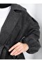 Belted Women's Hijab Coat with Gathered Sleeves - 5