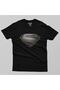 Man Of Steel Black Logo Men's T-Shirt - 2