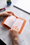Pu Leather Orange Passport Cover - Passport Holder Travel Wallet - Passport Protector - Notebook Cover - 8