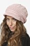 Brimmed Braided Lined Knitwear Winter Women's Colorful Beanie Knitted Hat - 3