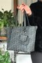 New Season Women's Hand and Shoulder Bag with Mini Wallet 3018-gd Black - 2