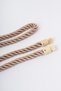 Mink Color Classic Cord Double Breasted Tulle Curtain Background Collection Rope 400 Cm - 2