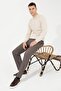 Krem Slim Fit Basic Triko Kazak - 3