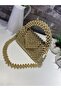 Custom Plated Gold Bead Bag, Sandora Series Gold Bag Shoulder Bag Hand Bag - 5