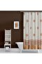 Bathroom Curtain 1X110X200 Single Wing Shower Curtain with Ring Gift Shower Cabin Curtain 4860