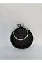 Women's Satin Black Round Evening Dress Clutch Portfolio Bag - 4