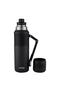 Steel Thermal Thermos with Thermal Cup 1.2lt Black - 2
