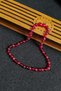 Certified Matte Red Amber Necklace Girl Boy Baby Teeth Necklace 0-3 Years 32 Cm