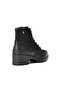 3312k Black Genuine Leather Women's Heeled Boots - 4