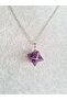 Certified Amethyst Natural Stone Necklace Special Cut - 5
