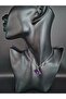Certified Amethyst Natural Stone Necklace Special Cut - 6