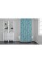 Bathroom Curtain 1X100X200 Single Panel Shower Curtain with Ring Gift Shower Cabin Curtain 4352 - 2