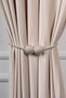 Chickpea Cream Color Classic Curtain Collector with Magnet - 3