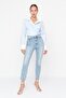 Light Blue High Bel Mom Jeans TWOSS21JE0016 - 2