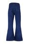 İndigo Yüksek Bel Esnek Kumaş İspanyol Paça Flare Fit Büyük Beden Jeans TBBAW23JE00001 - 14