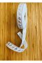 Decorative Ribbon. 16mmx2meter. Cream. Yellow Glitter. No:13
