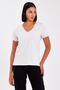 Women's V-Neck Short Sleeve T-shirt - 6