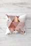 Hidden Zippered Nested Triangle Throw Pillow Cover Set - Seat and Pillow Set (4pcs) - 2