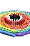 Wooden Colorful 500 Pieces Educational Fun Domino Stone Game - 2