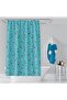 Bathroom Curtain 1X100X200 Single Panel Shower Curtain with Ring Gift Shower Cabin Curtain 4352