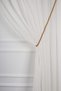 Gold Color Classic Cord Double Breasted Tulle Curtain Background Collection Rope 250 Cm - 3