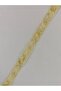 Decorative Ribbon. 25mmx2meter. Cream. Yellow Glitter. No:6 - 2