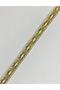 Decorative Ribbon. 25mmx2meter. Cream. Yellow Glitter. No:5 - 2