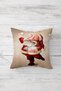 Santa Claus Christmas New Year Hidden Zippered Throw Pillow Cover Seat Pillow Cover Set (4pcs) - 4