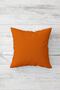 Orange Tie-Dye Peacock Patterned - Hidden Zipper Throw Pillow Cover Set (4pcs) - 3