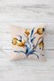 Violet Flower and Bud Hidden Zippered Throw Pillow Cover Sofa Pillow Cover Set (4 Pieces) - 3