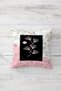 Pink Geometric Triangle Patterned Hidden Zippered Throw Pillow Cover Set - 4 Pieces - 2